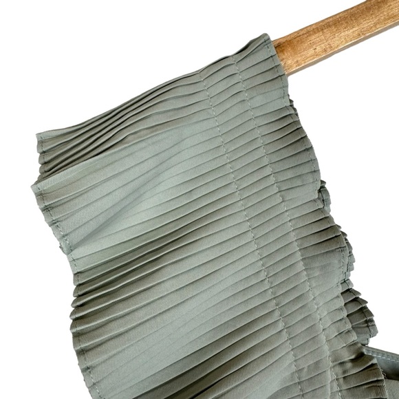 Molly Green Dani Pleat Sleeve Romper Size Medium Green - Picture 3 of 13